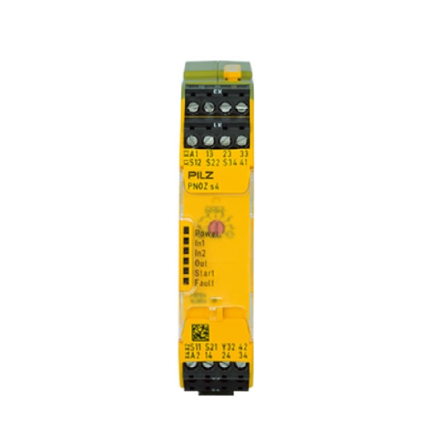 德國PILZ PNOZ s4 24VDC 3 n/o 1 n/c安全繼電器750104